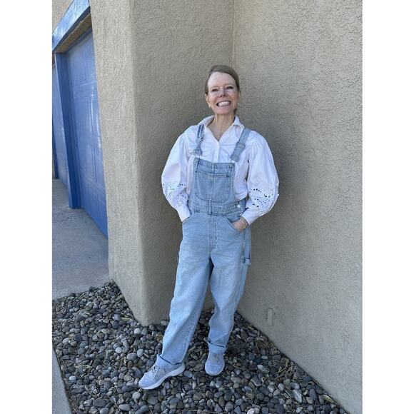 KATE SPADE NEW YORK Off White Poplin Floral Cutout Button Up Shirt Size 12 - Picture 16 of 16